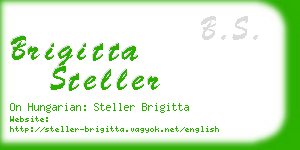 brigitta steller business card